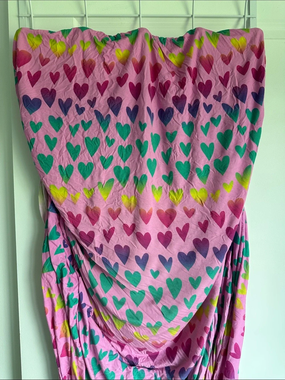 Little Sleepies Ombré Hearts Fitted Crib Sheet Valentine’s Day Bamboo